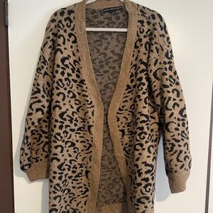 Cheetah Print Cardigan